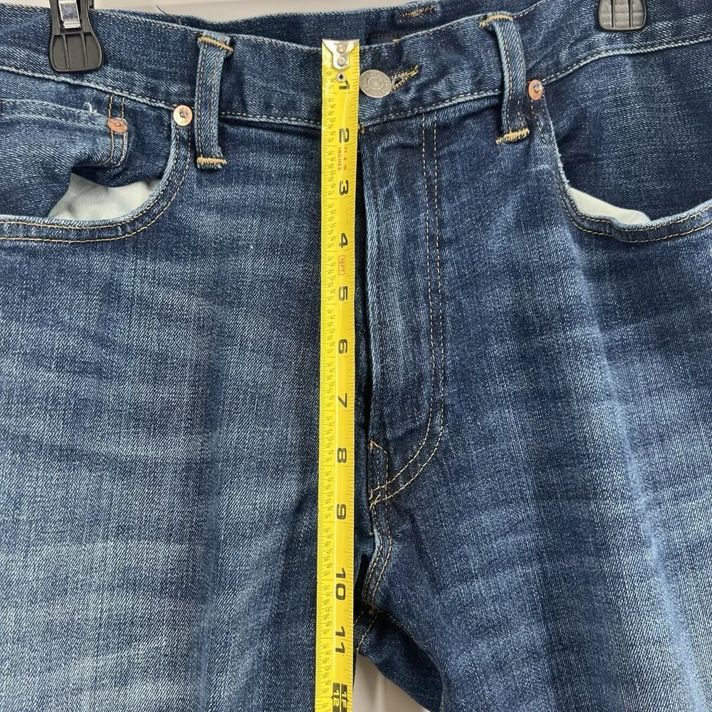 Men's Ralph Lauren 36x34 Hampton Straight Relaxed Jeans VGUC Medium Wash POLO